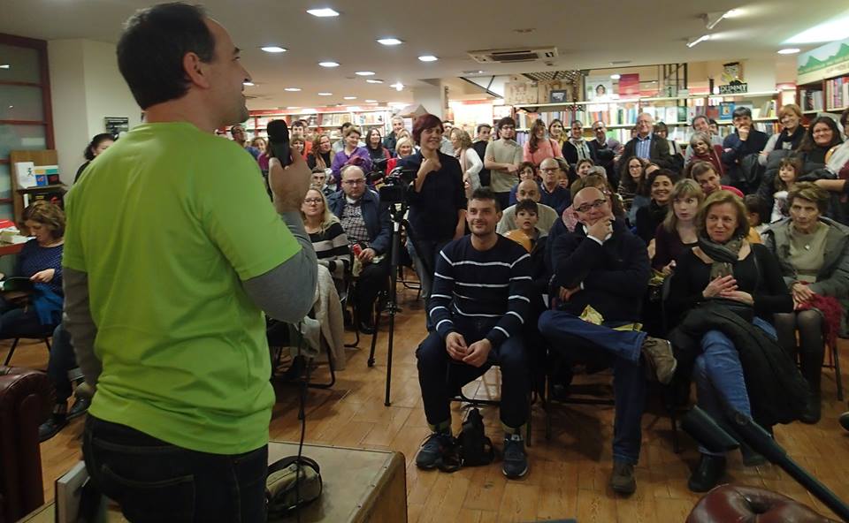 Presentación de la novela Zacarías en la librería Argot