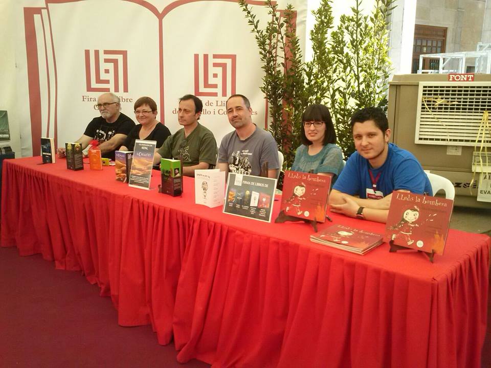 Zacarías en la feria del libro de Castellón